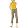 Amazon Essentials Women’s Slim Fit Straight Leg Stretch Twill Chino Pant(Washed Olive)