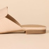 Amazon Essentials Women’s Slip-on Backless Buckle Mule Loafer, Beige Crocodile Leather(Beige Crocodile)