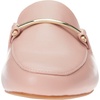 Amazon Essentials Women’s Slip-on Backless Buckle Mule Loafer, Beige Crocodile Leather(Dusty Rose)