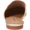 Amazon Essentials Women’s Slip-on Backless Buckle Mule Loafer, Beige Crocodile Leather(Gold)