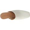 Amazon Essentials Women’s Square Toe Slip On Heeled Mules, Backless, Non Slip(Off-white)