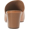Amazon Essentials Women’s Square Toe Slip On Heeled Mules, Backless, Non Slip(Tan)