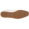 Amazon Essentials Women’s Square Toe Soft Slip-On Loafer(Ecru Faux Leather)