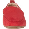 Amazon Essentials Women’s Square Toe Soft Slip-On Loafer(Red Microsuede)
