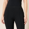 Amazon Essentials Women’s Stretchy Ponte Pull-On High Rise Ankle Length Pant(Black)