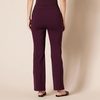 Amazon Essentials Women’s Stretchy Ponte Pull-On High Rise Ankle Length Pant(Burgundy)