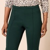 Amazon Essentials Women’s Stretchy Ponte Pull-On High Rise Ankle Length Pant(Dark Green)