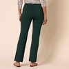 Amazon Essentials Women’s Stretchy Ponte Pull-On High Rise Ankle Length Pant(Dark Green)