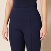 Amazon Essentials Women’s Stretchy Ponte Pull-On High Rise Ankle Length Pant(Navy)