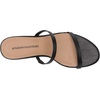 Amazon Essentials Women’s Thin Two Strap Block Heel Sandals with Memory Foam Insole, Non-Slip(Black)
