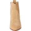 Amazon Essentials Women’s Western Ankle Boots with Stacked Heel, Memory Foam Insole, Non Slip(Tan)