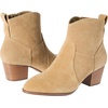 Amazon Essentials Women’s Western Ankle Boots with Stacked Heel, Memory Foam Insole, Non Slip(Tan)