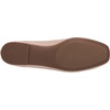 Amazon Essentials womens Comfortable Square-Toe Slip On Ballet Flat(Beige)