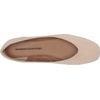 Amazon Essentials womens Comfortable Square-Toe Slip On Ballet Flat(Beige)