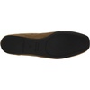 Amazon Essentials womens Comfortable Square-Toe Slip On Ballet Flat(Dark Olive Microsuede)