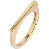 Amazon Essentials 14K Gold Plated Sterling Silver Bar Ring(Yellow Gold)