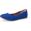 Amazon Essentials Women’s Belice Comfortable Slip-On Ballet Flats Shoes(Dark Blue)