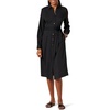 Amazon Essentials Women’s Georgette Long Sleeve Midi Length Shirt Dress(Black)