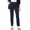 Amazon Essentials Women’s High-Rise Slim-Fit Full-Length Straight-Leg Khaki Pant(Navy)