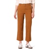 Amazon Essentials Women’s High-Rise Wide Leg Khaki Pant, Stretchy Business Casual(Caramel)
