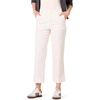 Amazon Essentials Women’s High-Rise Wide Leg Khaki Pant, Stretchy Business Casual(Eggshell White)