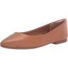Amazon Essentials Women’s Pointed-Toe Ballet Flats(Camel)