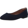 Amazon Essentials Women’s Pointed-Toe Ballet Flats(Navy)