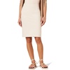 Amazon Essentials Women’s Ponte Pull-On Fitted Pencil Skirt, Business Casual, Everyday Wear(Beige)