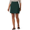 Amazon Essentials Women’s Ponte Pull-On Mini Length A-Line Skirt(Dark Green)
