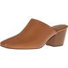 Amazon Essentials Women’s Square Toe Slip On Heeled Mules, Backless, Non Slip(Tan)