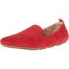 Amazon Essentials Women’s Square Toe Soft Slip-On Loafer(Red Microsuede)
