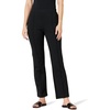Amazon Essentials Women’s Stretchy Ponte Pull-On High Rise Ankle Length Pant(Black)