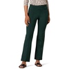 Amazon Essentials Women’s Stretchy Ponte Pull-On High Rise Ankle Length Pant(Dark Green)