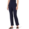 Amazon Essentials Women’s Stretchy Ponte Pull-On High Rise Ankle Length Pant(Navy)