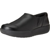 Amazon Essentials womens Comfortable Slip Resistant Service Shoe(Black)