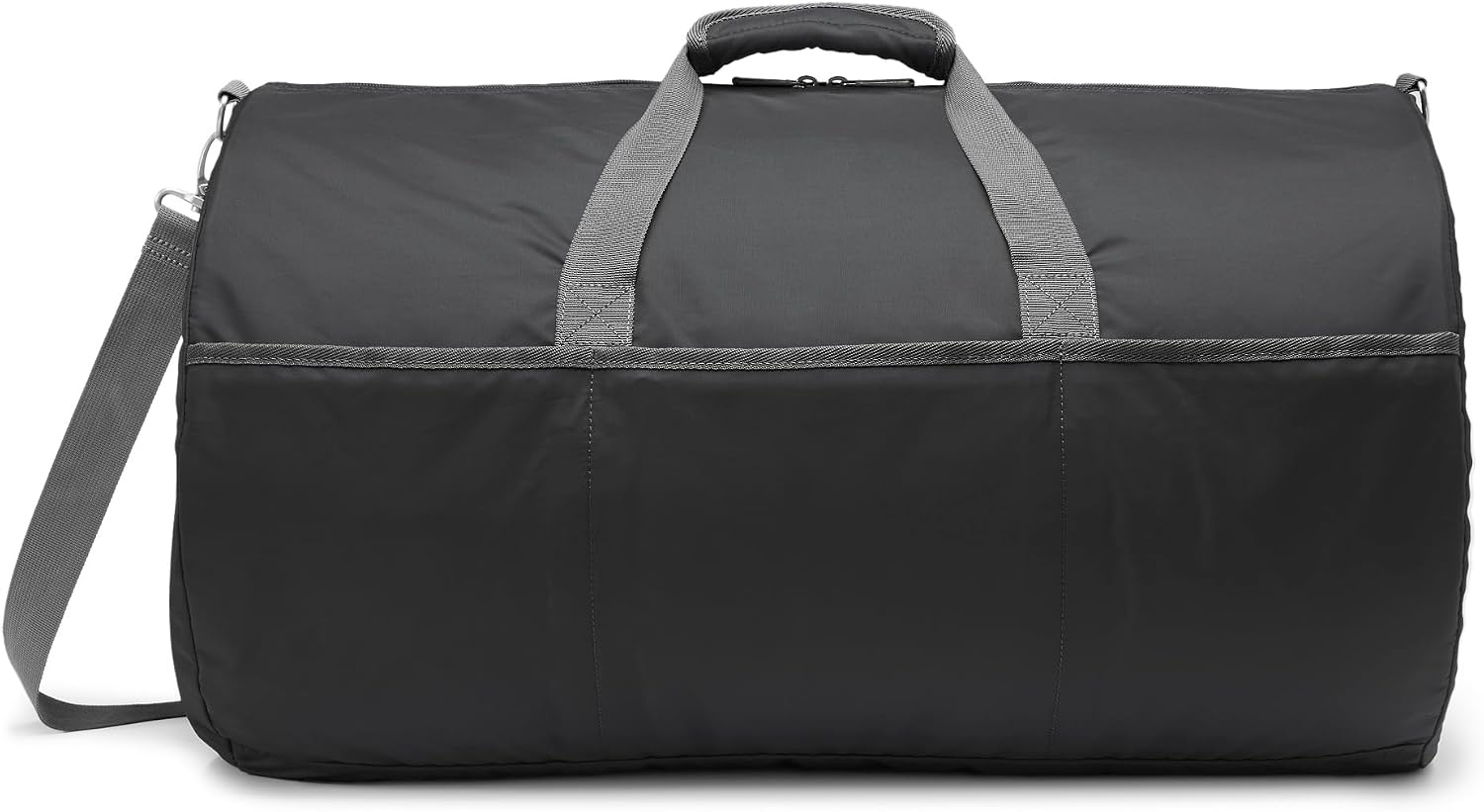 image:imageAmazon Essentials Extra Large Foldable Nylon Duffel Bag for TravelStorage with Zippered Pockets 324 150L 50LBS Capacity Red Previously Amazon BasicsBlack