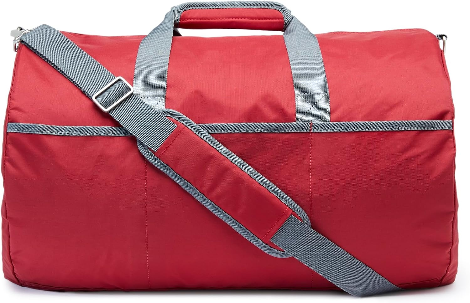 image:imageAmazon Essentials Extra Large Foldable Nylon Duffel Bag for TravelStorage with Zippered Pockets 324 150L 50LBS Capacity Red Previously Amazon BasicsRed