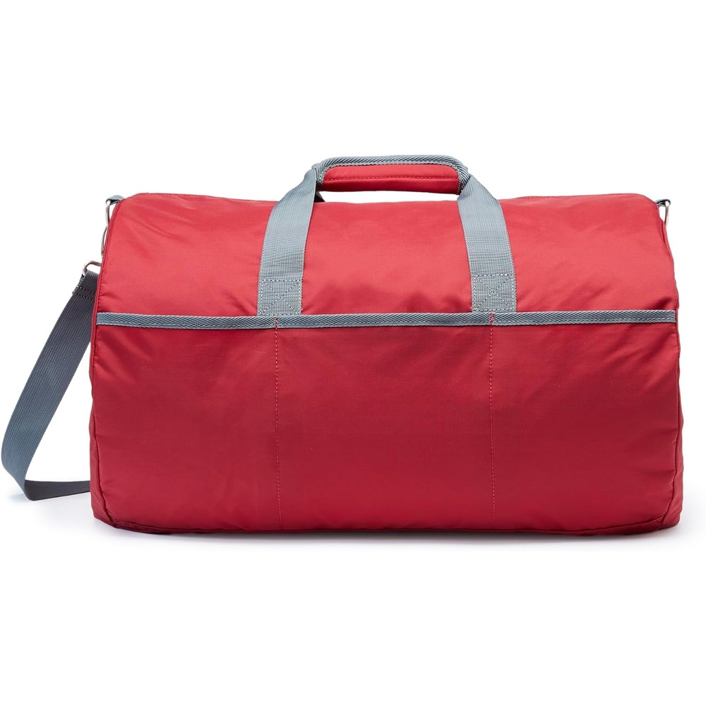 image:imageAmazon Essentials Extra Large Foldable Nylon Duffel Bag for TravelStorage with Zippered Pockets 324 150L 50LBS Capacity Red Previously Amazon BasicsRed