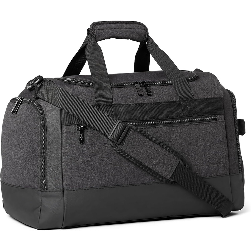 image:imageAmazon Essentials Lightweight Carryon Duffel with Wet Pocket and Shoe Compartment 20 Black20 inches