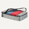 Amazon Essentials 4-Piece Space-Saving Packing Cubes Travel Accessories Set, Suitcase Organizer with Double Zipper, Mesh Top, Small, Sky Blue (Previously Amazon Basics)(Gray)