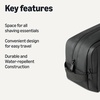 Amazon Essentials Large Travel Toiletry Bag, Dopp Kit, 10.2″ L x 4.7″ W x 5.9″ H, Multiple Pockets, High-Grade Fabric, Black