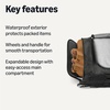 Amazon Essentials Lightweight Carry-on Duffel with Wet Pocket and Shoe Compartment, 20″, Black(30 inches)