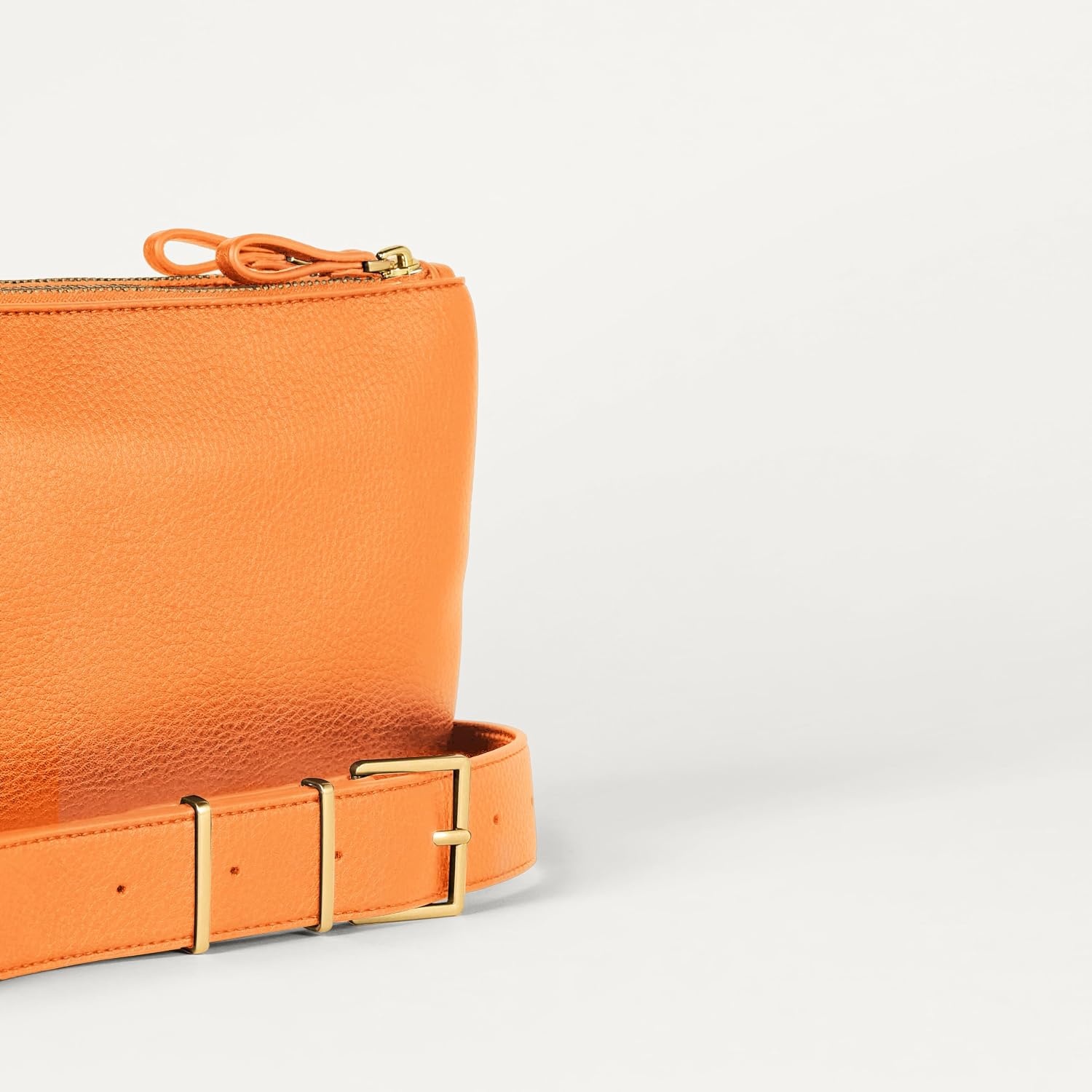 image:imageAmazon Essentials Womens Minimal Crossbody Bag with Adjustable Removable StrapDark Orange