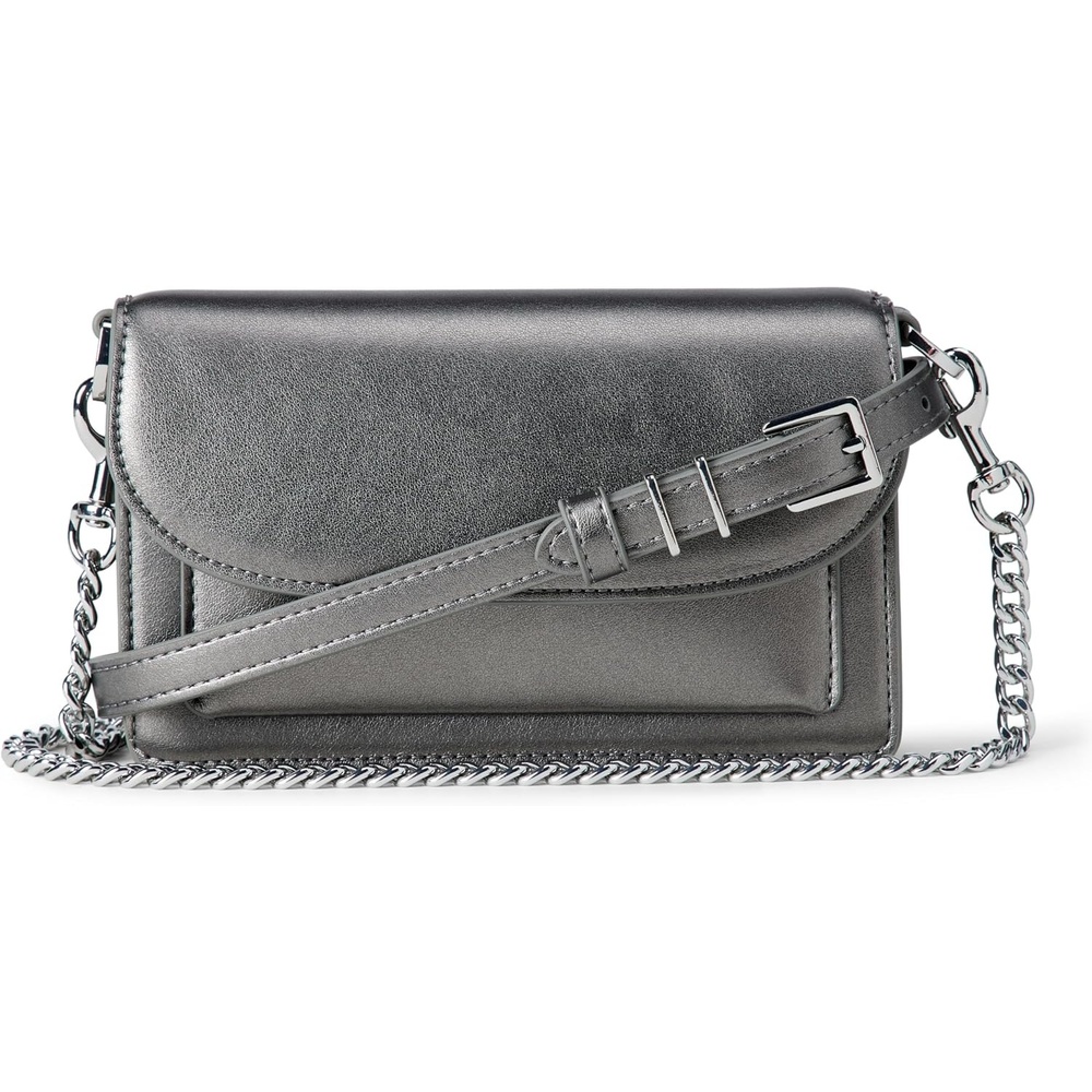 image:imageAmazon Essentials AE Accessories Womens Convertible Crossbody Clutch Bag with Interchangeable StrapsGunmetal