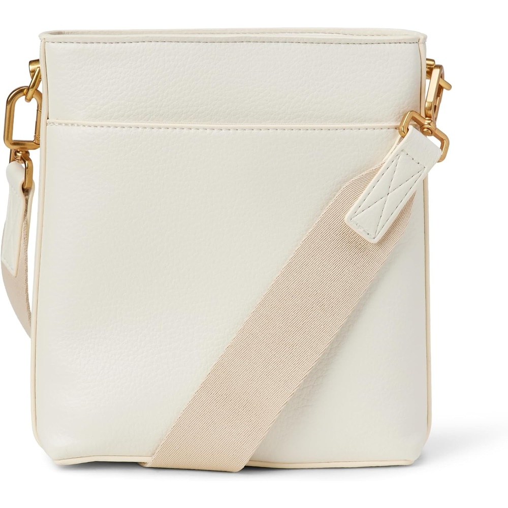 image:imageAmazon Essentials AE Accessories Womens Faux Leather Slim Crossbody BagEcru