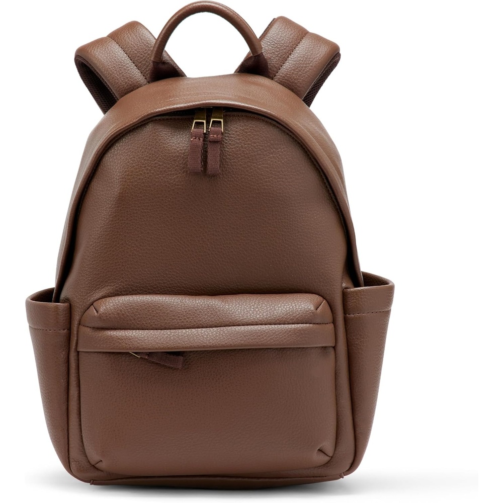 image:imageAmazon Essentials AE Accessories Womens Faux Leather Small Backpack BagBrown