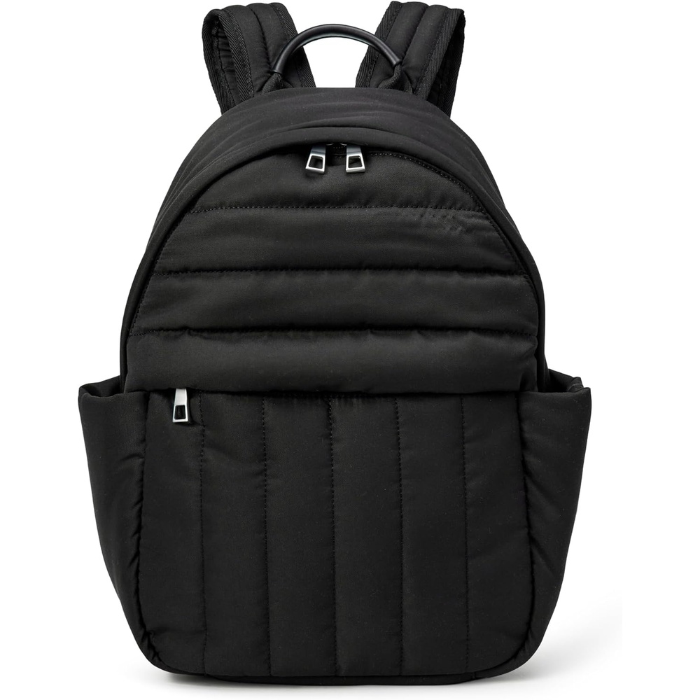 image:imageAmazon Essentials AE Accessories Womens Small Quilted Backpack Navy Lightweight Travel BagBlack