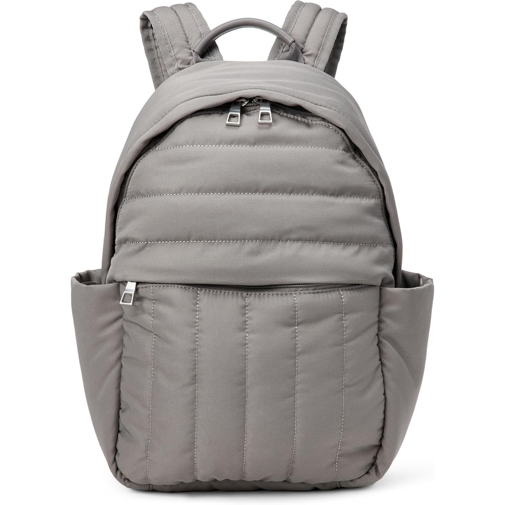 image:imageAmazon Essentials AE Accessories Womens Small Quilted Backpack Navy Lightweight Travel BagGrey