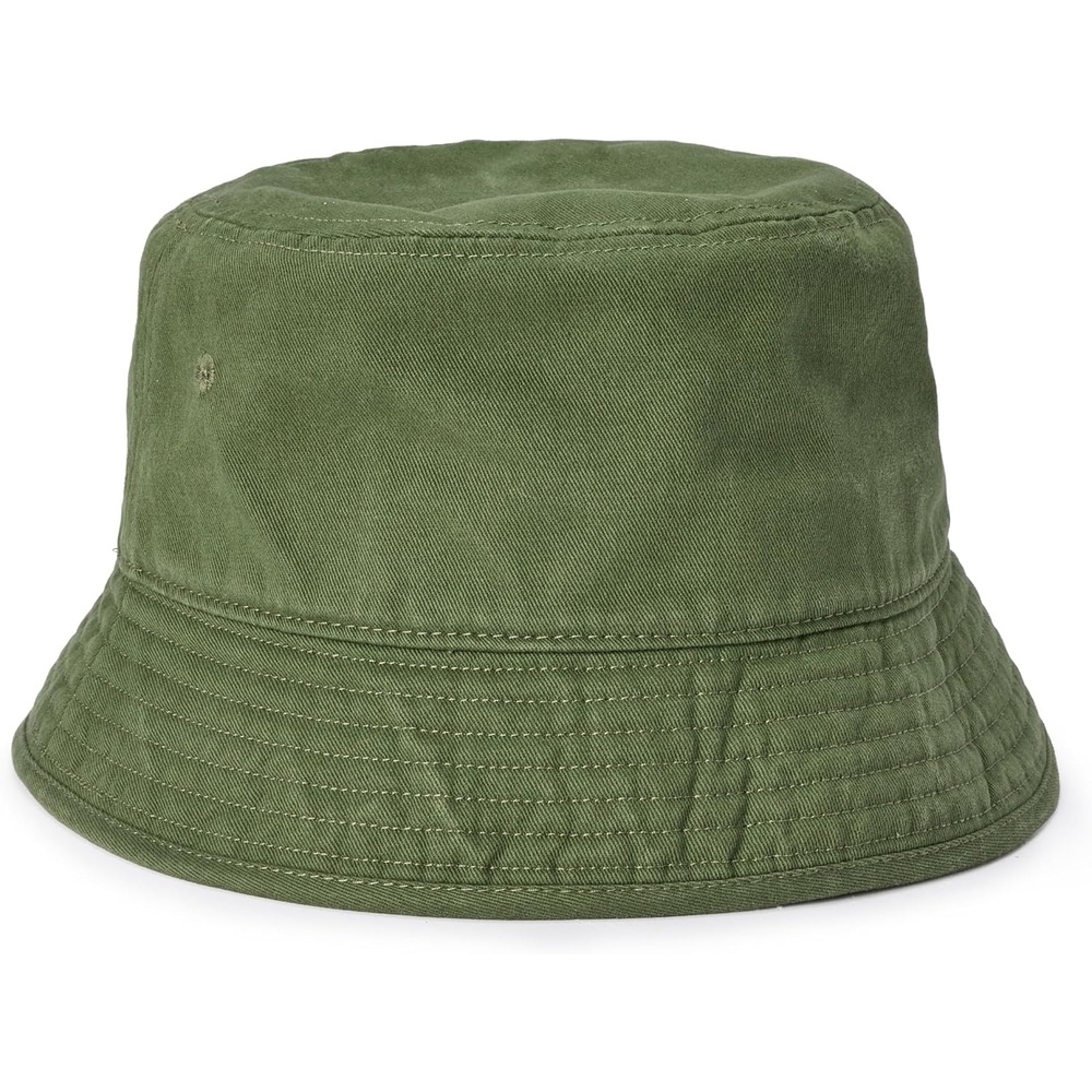 image:imageAmazon Essentials Mens Washed Cotton Canvas Bucket Hat Olive LargeXLarge