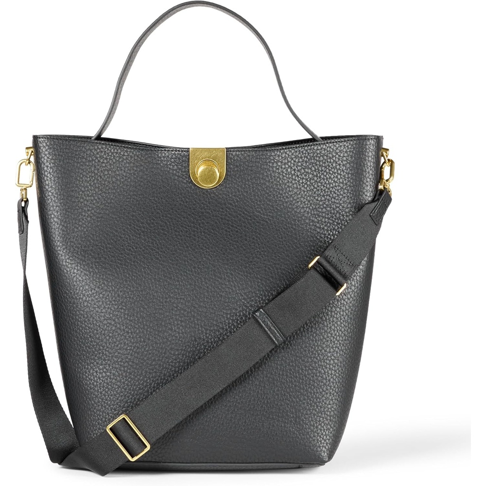 image:imageAmazon Essentials Womens Large Size Bucket BagBlack